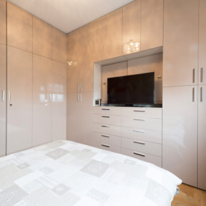 Elegant Full-Wall Bedroom Built-In