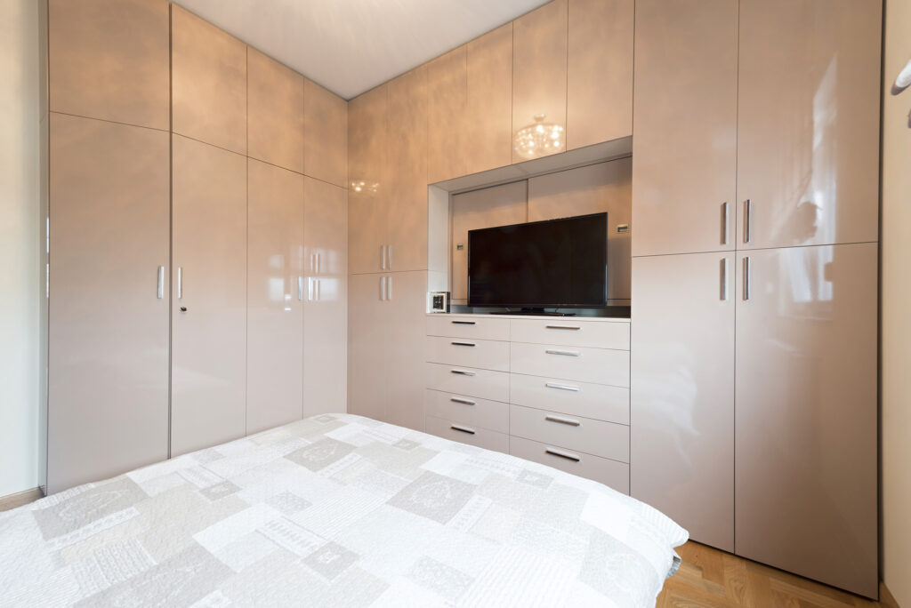 Elegant Full-Wall Bedroom Built-In